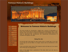 Tablet Screenshot of famous-historic-buildings.org.uk